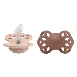 Bibs - Infinity Anatomical Pacifier Tips - 2-Pack | Terracotta
