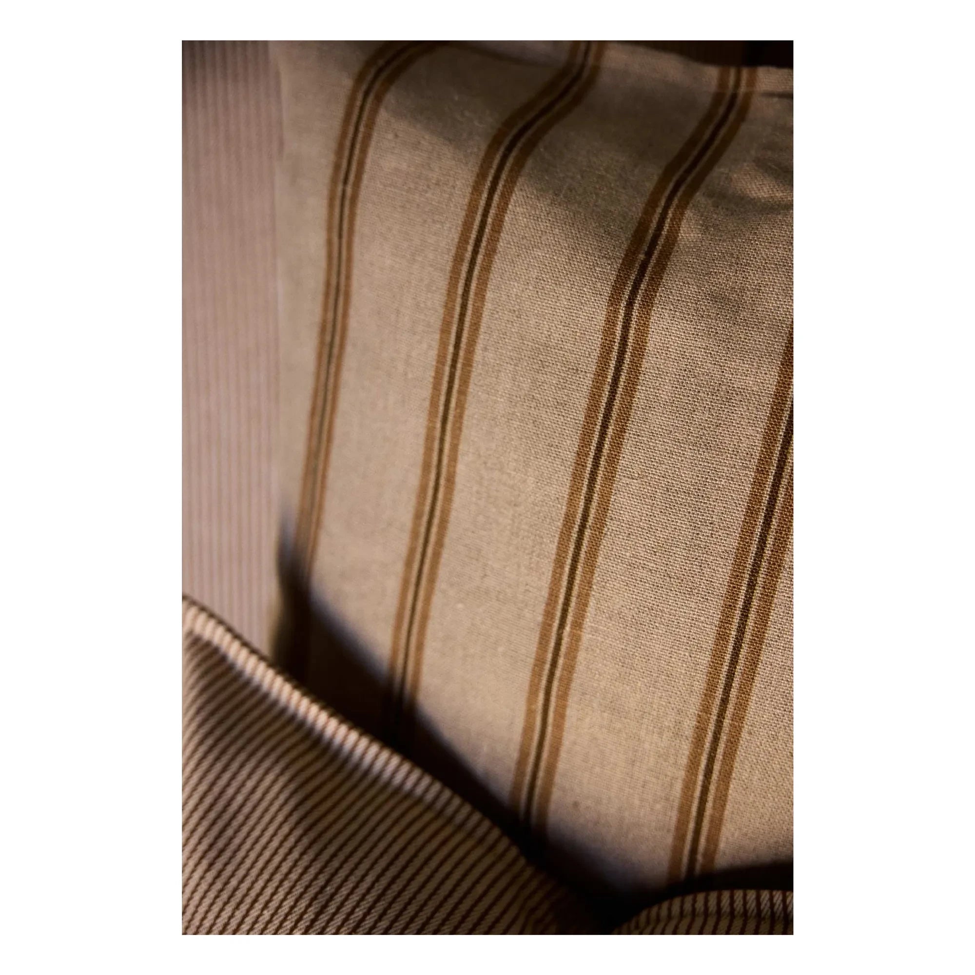 Gabrielle Paris - Striped Pillowcase | Brown