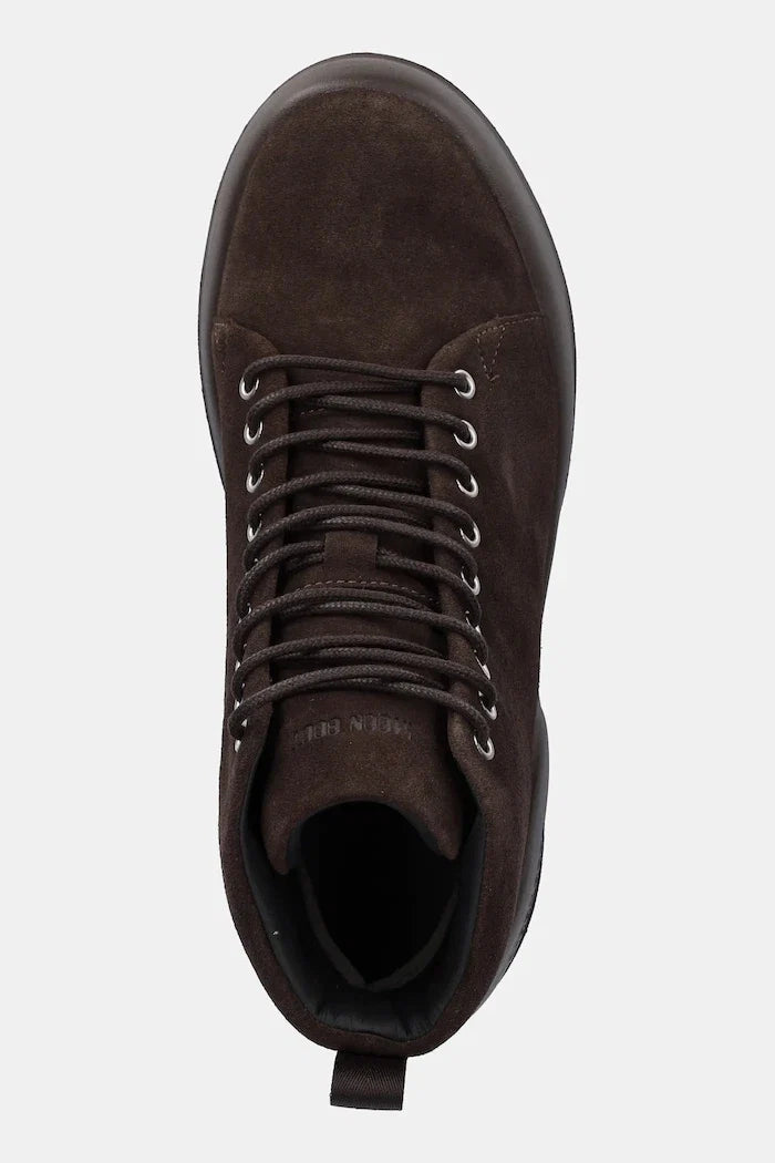 Moon Boot MB MEZZALUNA LACE UP MID SUEDE Süet Kadın Kar Botları