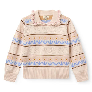 Copenhagen Colors - Wool Crew Neck Sweater | Beige