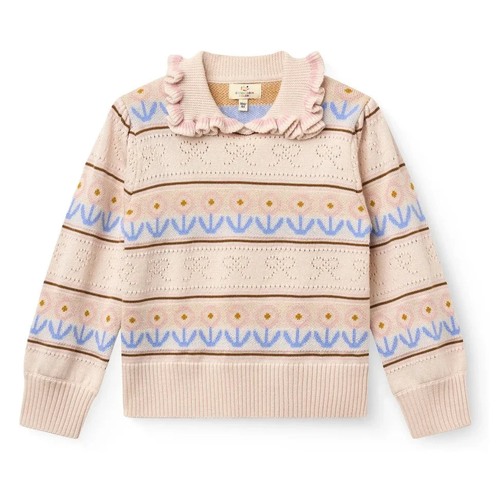 Copenhagen Colors - Wool Crew Neck Sweater | Beige