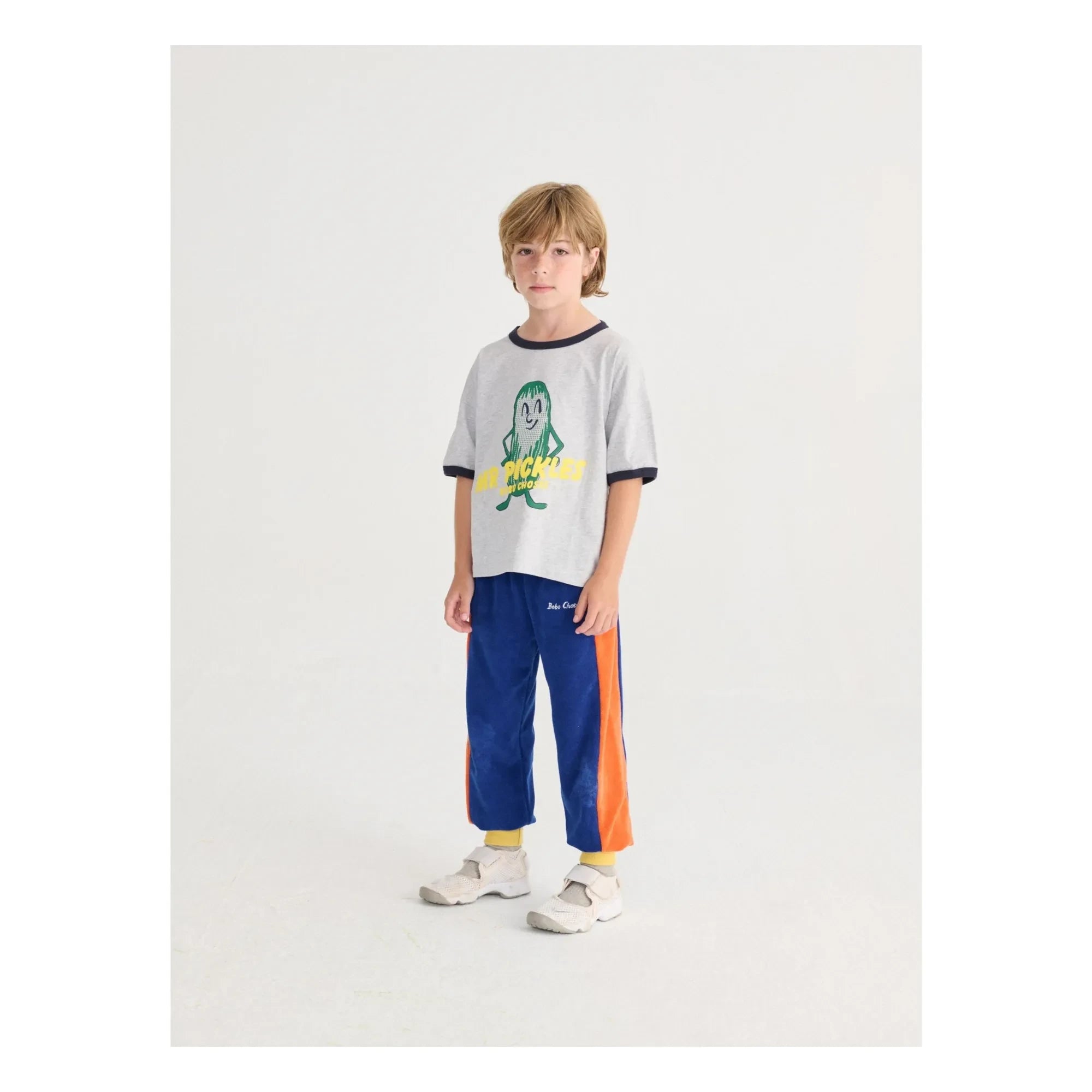 Bobo Choses - Mr Pickles Organic Cotton T-Shirt | Heather Gray