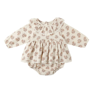 Quincy Mae - Organic Cotton Gingham Flared Tote Bag | Ecru