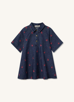 Fliink - Donna Denim Dress | Dark Blue