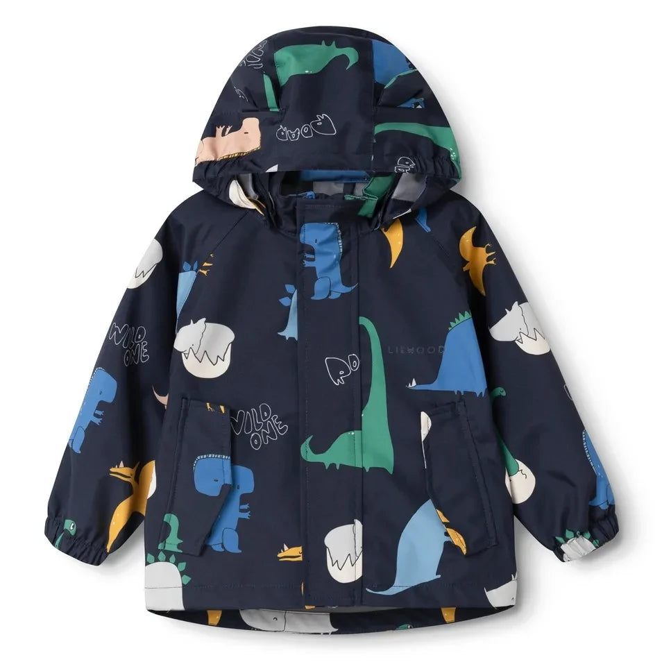 Liewood - Manu Dinosaurs Rainwear Set Made from Recycled Fibers | Navy