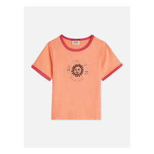 Scotch & Soda - Artwork Soleil T-Shirt | Coral