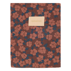 Nobodinoz - Health Book Cover Hyde Park Burgundy Poppies | Brick Red