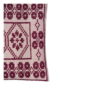 House of Capricorn - Inês Embroidered Pillow | Burgundy