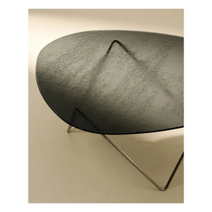 Gubi - Pedrera Side Table, Corsini & Ruiz Millet | Charcoal