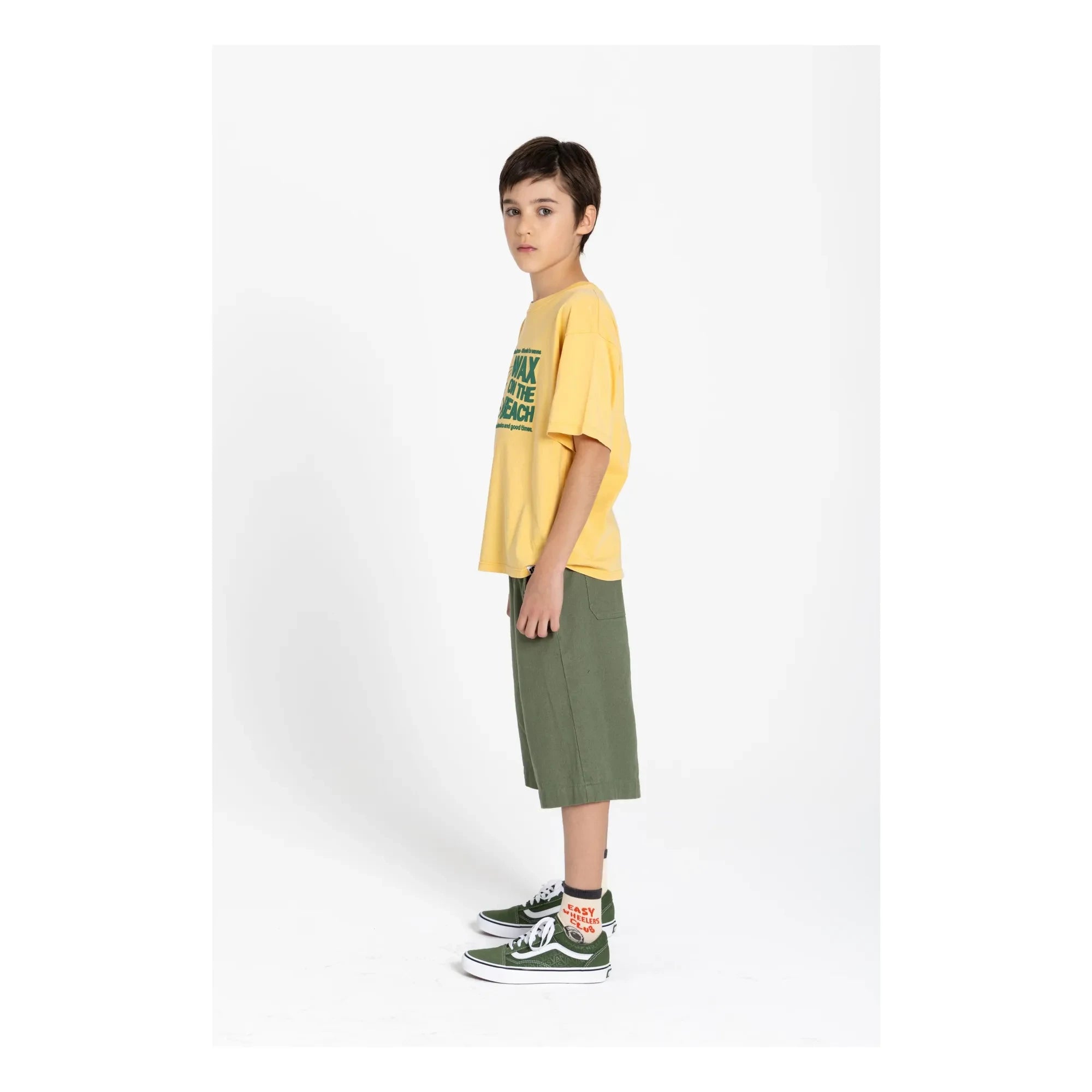 Hundred Pieces - Finn Organic Cotton T-Shirt | Mustard