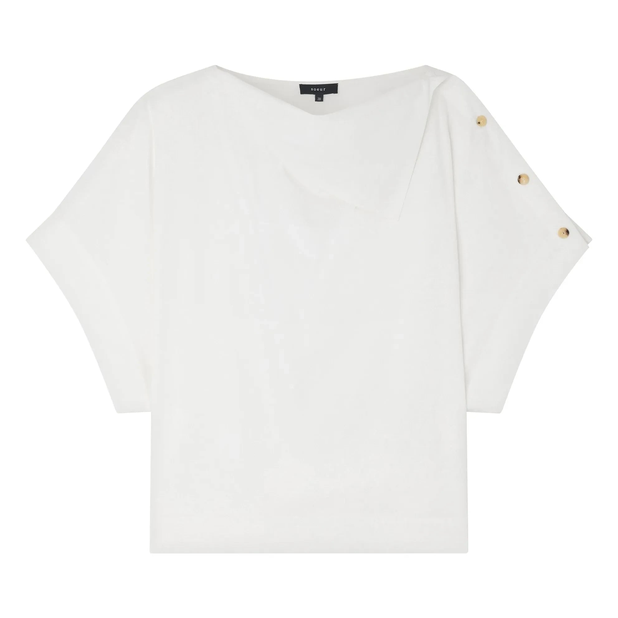 Soeur - Issa Organic Cotton Blouse | Off-White