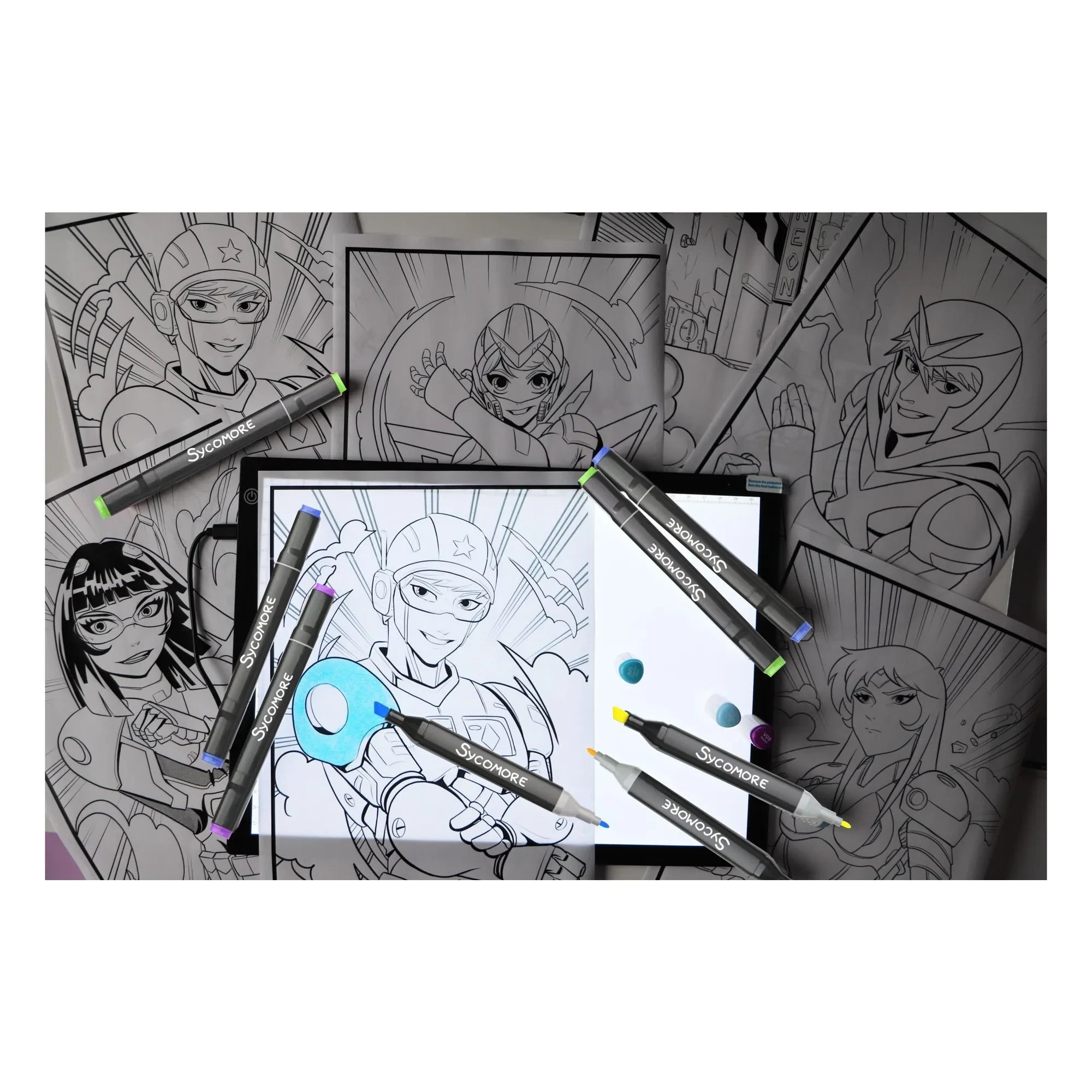 Sycomore - Manga - Illuminated table and marker workshop