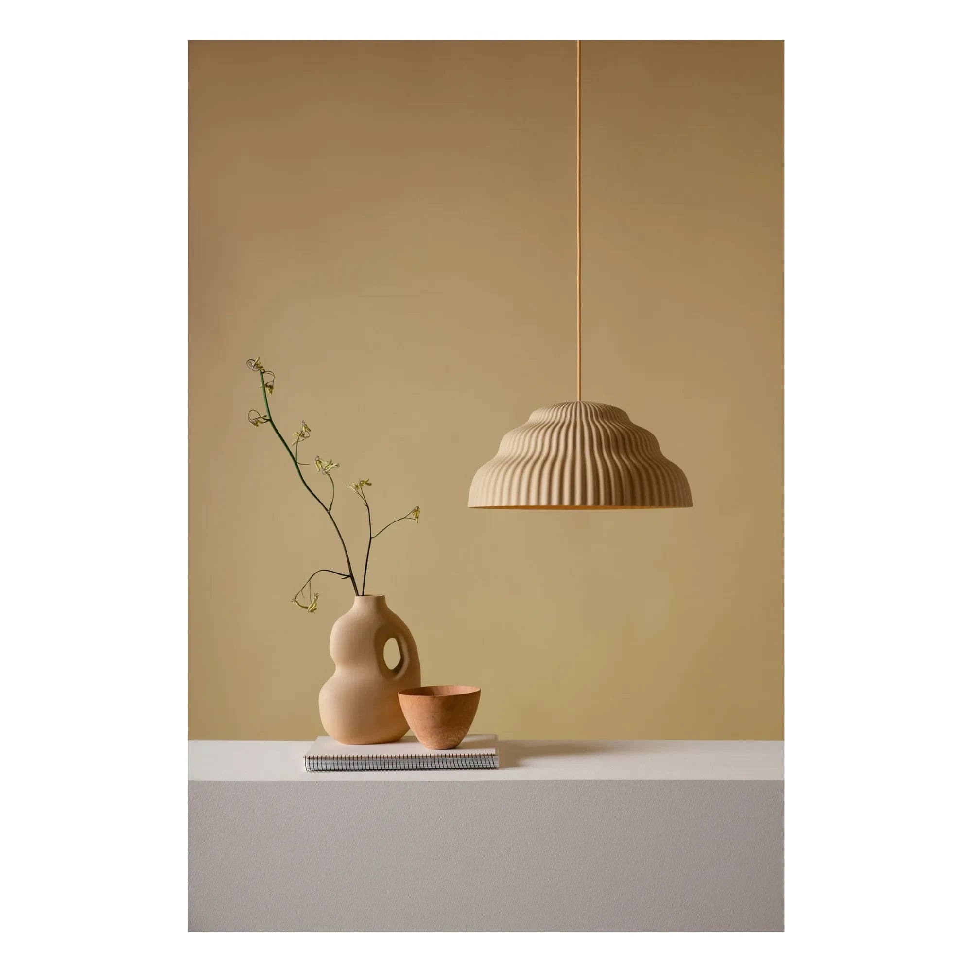 Schneid Studio - Kaskad Ceramic Pendant Lamp | Beige
