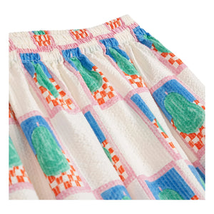 Bobo Choses - Cotton Ruffled Skirt | Cream