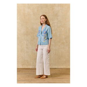 Louise Misha - Emilius Shirt | Blue