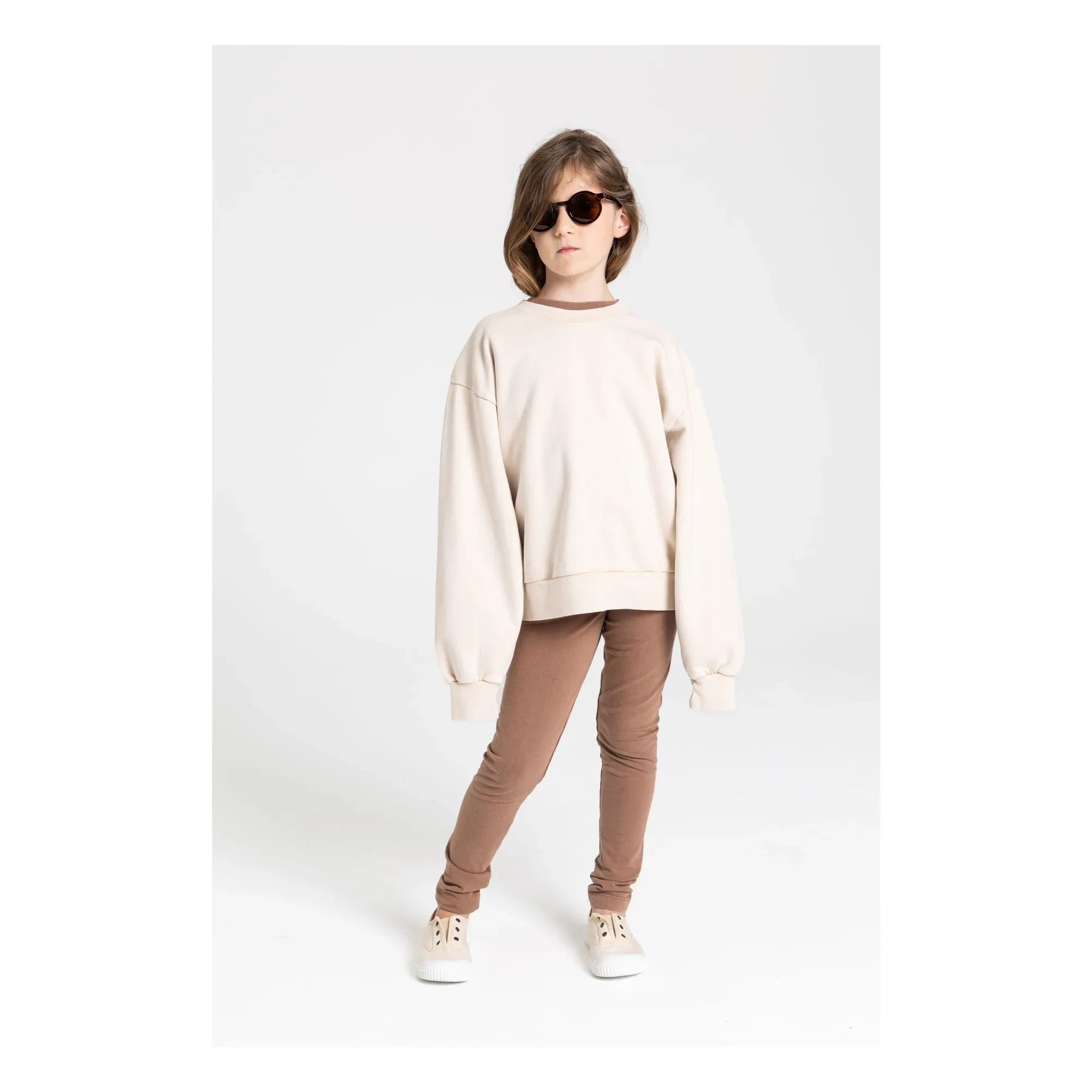 Smallable Kid - Maia Organic Cotton Sweatshirt | Cream