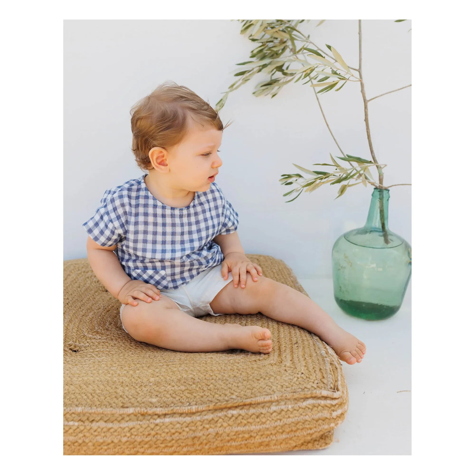 Búho - Vichy Pocket Blouse | Blue