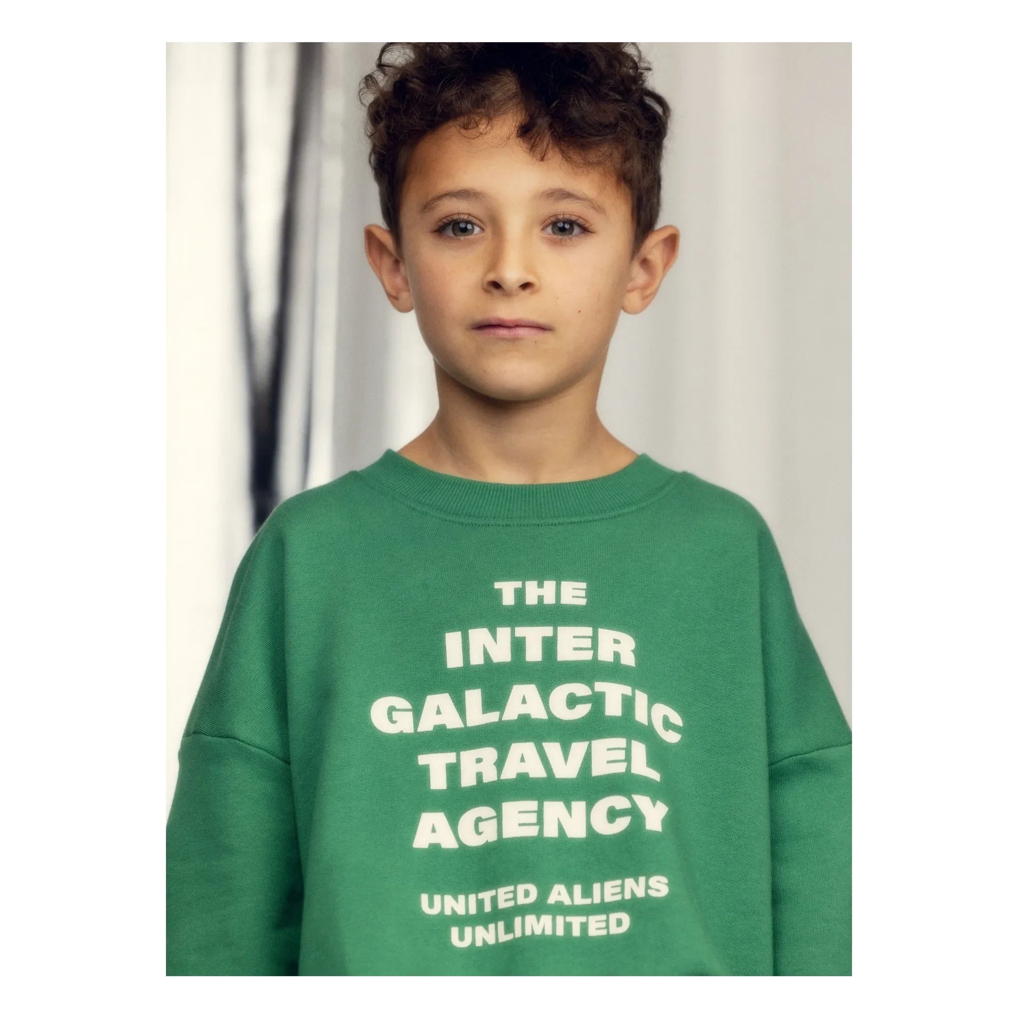 Mini Rodini - Sweat Travel Agency Organik pamuk | Yeşil