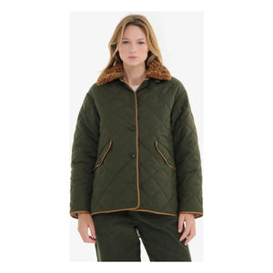 Aigle - Water-Resistant, Recycled Fiber Quilted Jacket | Khaki