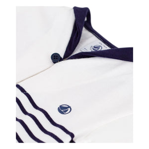 Petit Bateau - Organic Cotton Polo T-Shirt | White