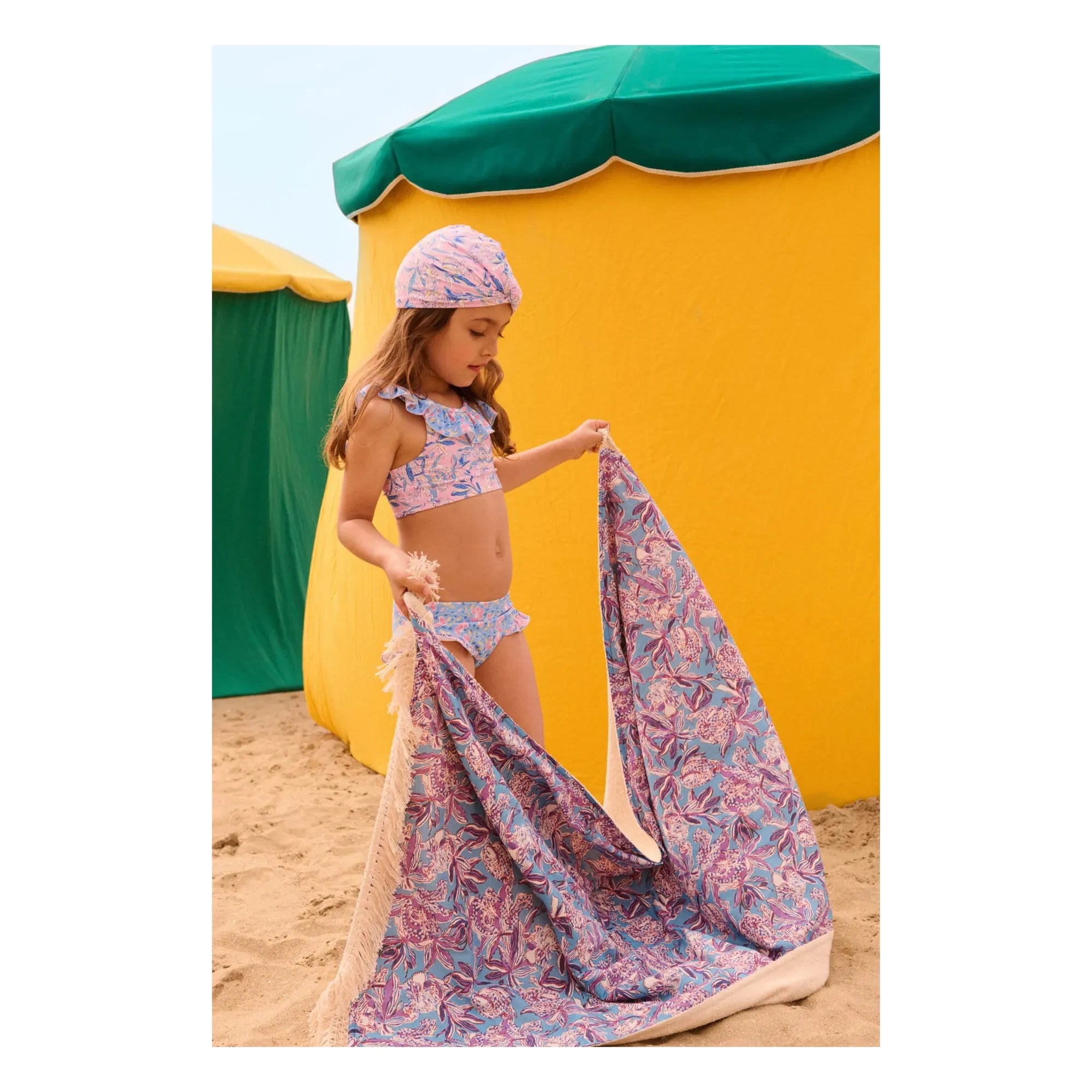 Louise Misha - Spring May Floral Recycled Ribbons | Pink