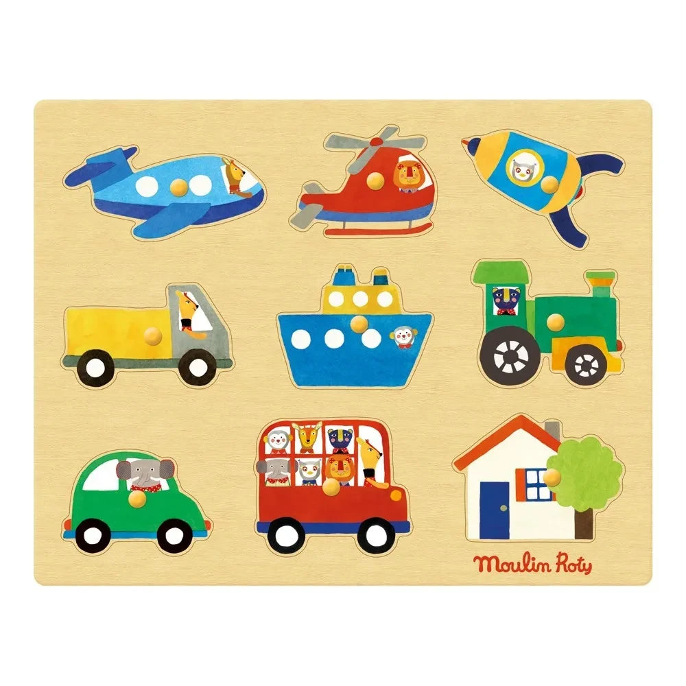 Moulin Roty - Transport Puzzle