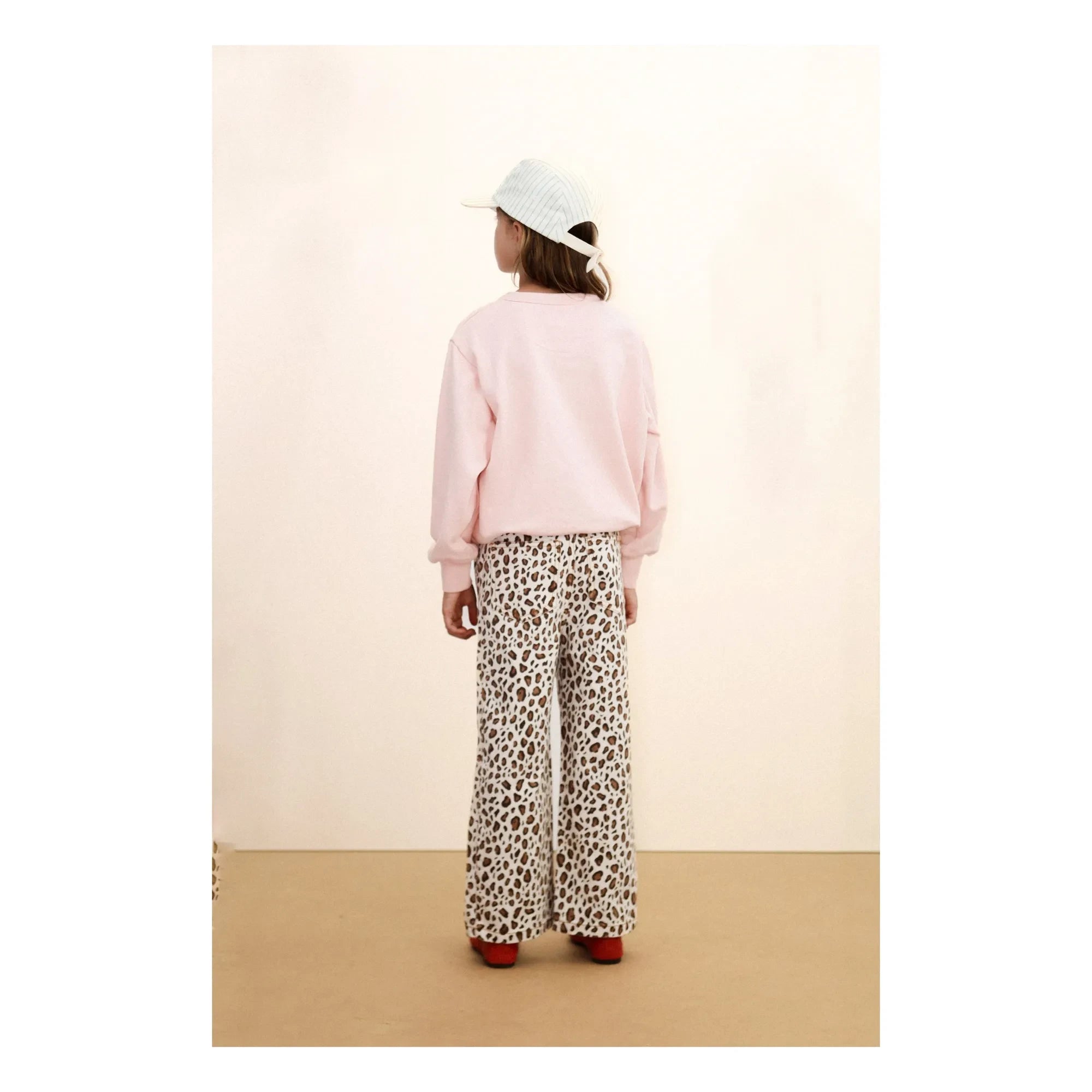 Tinycottons - Flower Sweat Organik Pamuk | Soluk Pembe