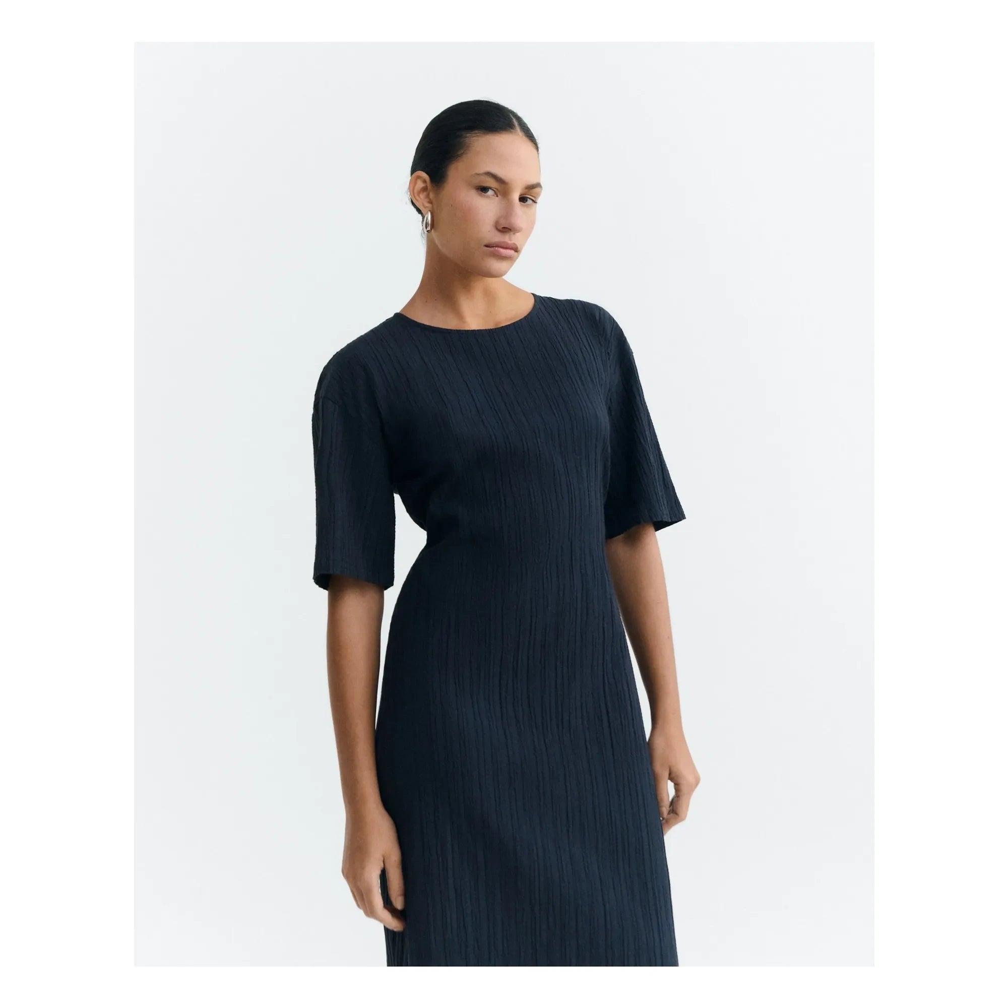 Thinking Mu - Kina Organic Cotton Dress | Blue