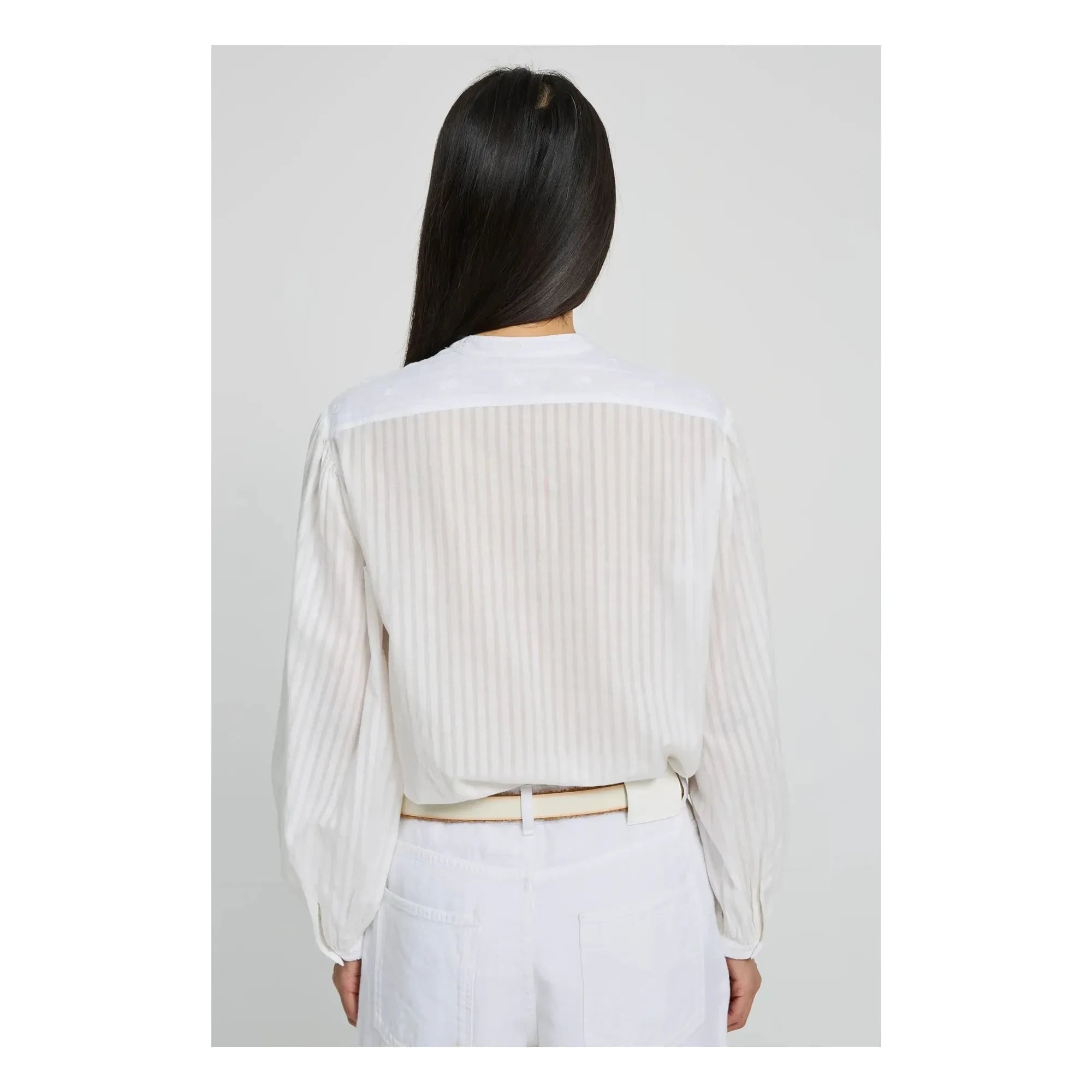 Laurence Bras - Fava Cotton Blouse | White