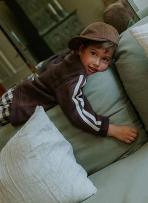 Fliink - Alvin Autumn Organic Cotton Sweatshirt | Brown