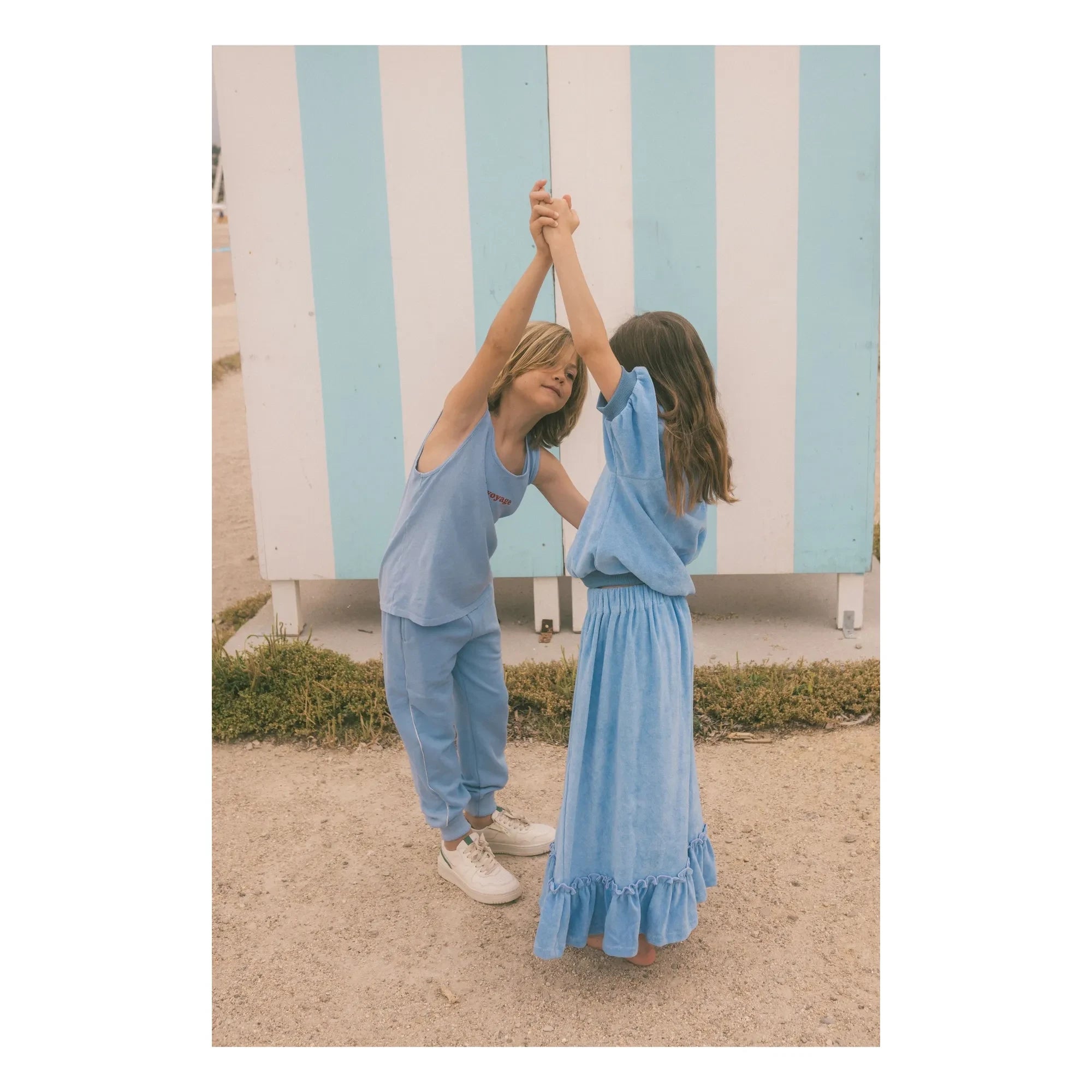 We Are Kids - Harper Organic terry skirt | Light Blue