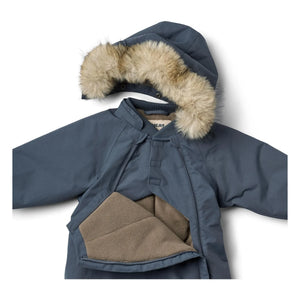 Wheat - Nicki Recycled Fiber Ski Suit | Navy Blue
