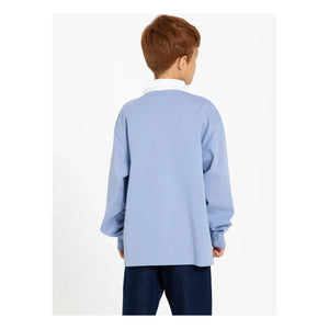 Finger in the nose - Ezra çizgili organik pamuk polo shirt | Steel