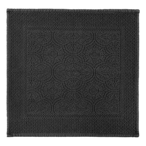 Haomy - Kymi Cotton Bath Mat | Black