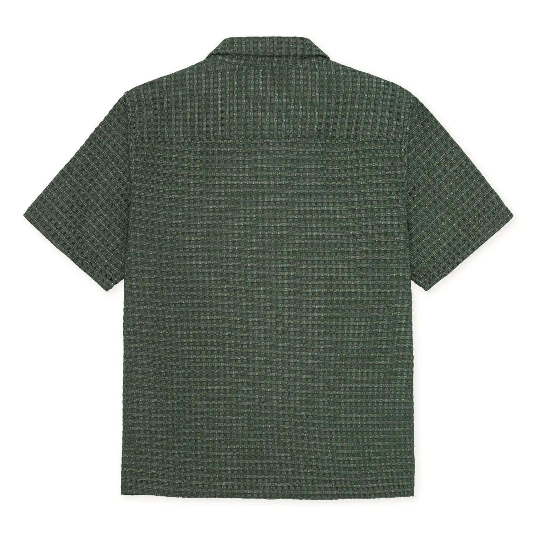 Les Deux - Chack Seersucker Shirt | Dark green