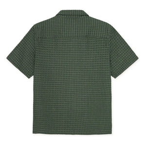 Les Deux - Chack Seersucker Shirt | Dark green