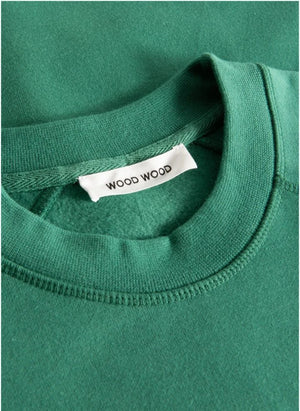 Wood Wood - Hester Organic Cotton Sweatshirt | Dark Green
