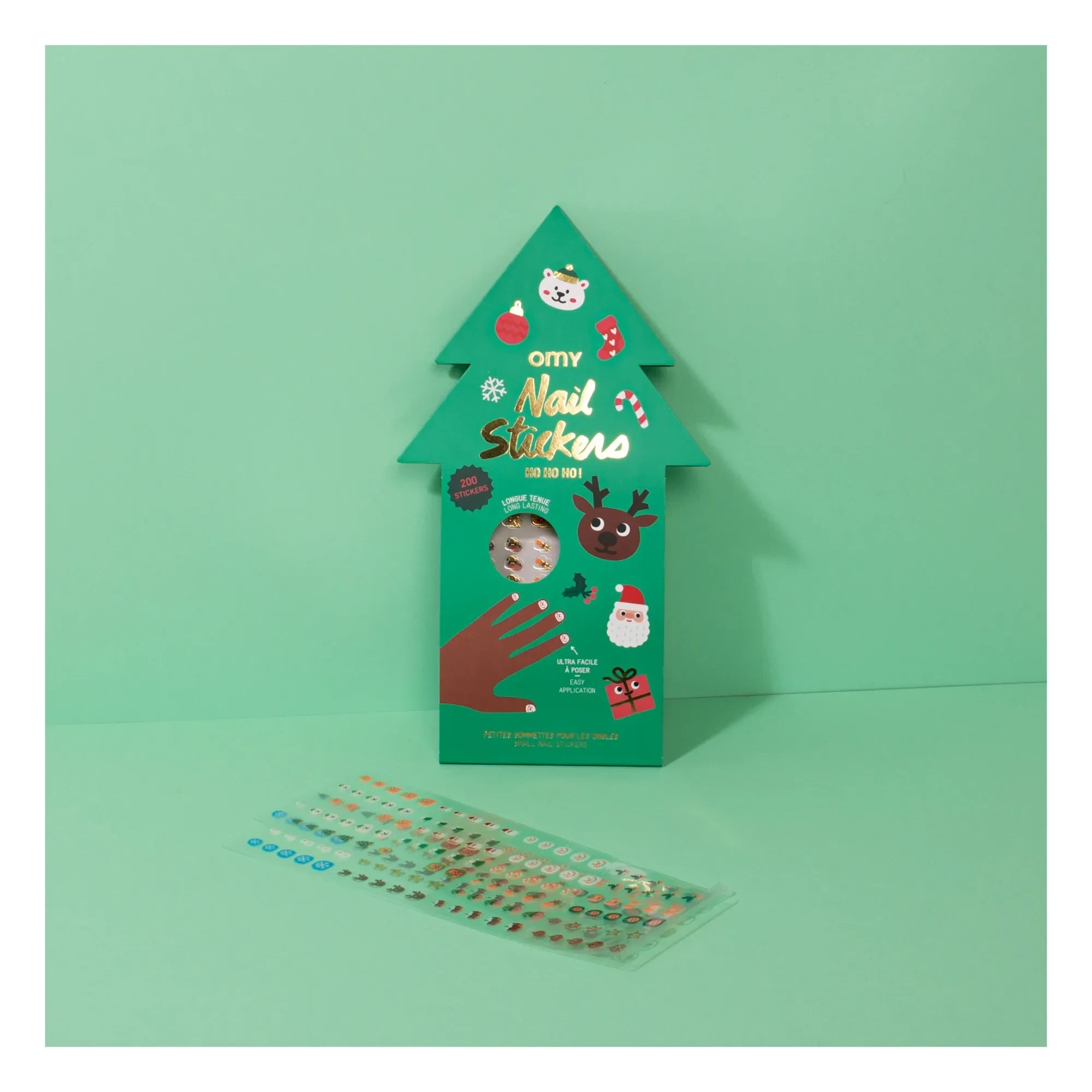 Omy - Nail Stickers - Ho Ho Ho