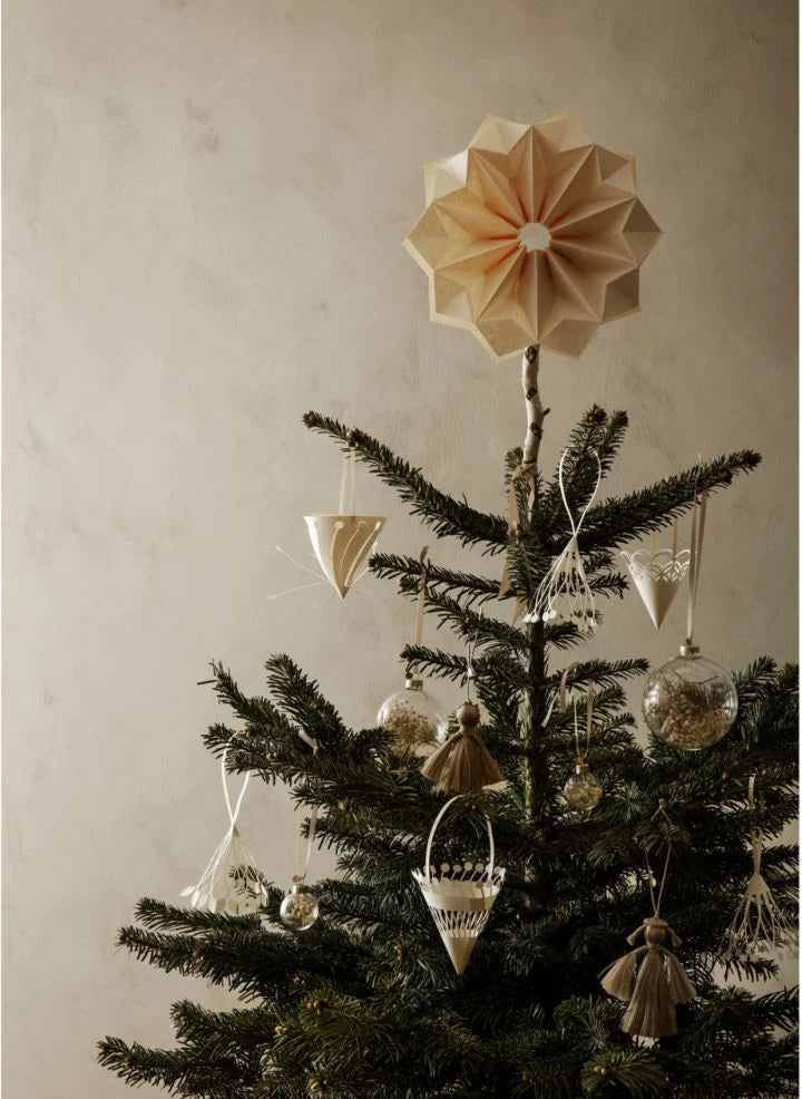 Ferm Living - FSC Paper Christmas Star Sun | Off-white