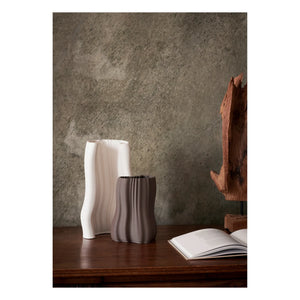 Ferm Living - Moire vazo | Kömür grisi