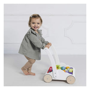 Le Toy Van - Cloud Wooden Block Car | White