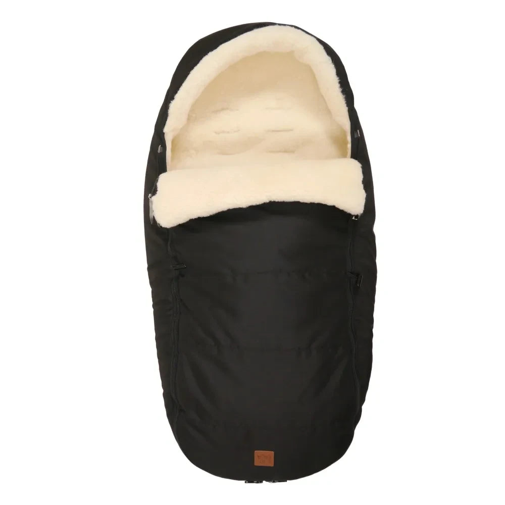 Kaiser - Premium Koyun Derisi Ayak Tulumu | Siyah