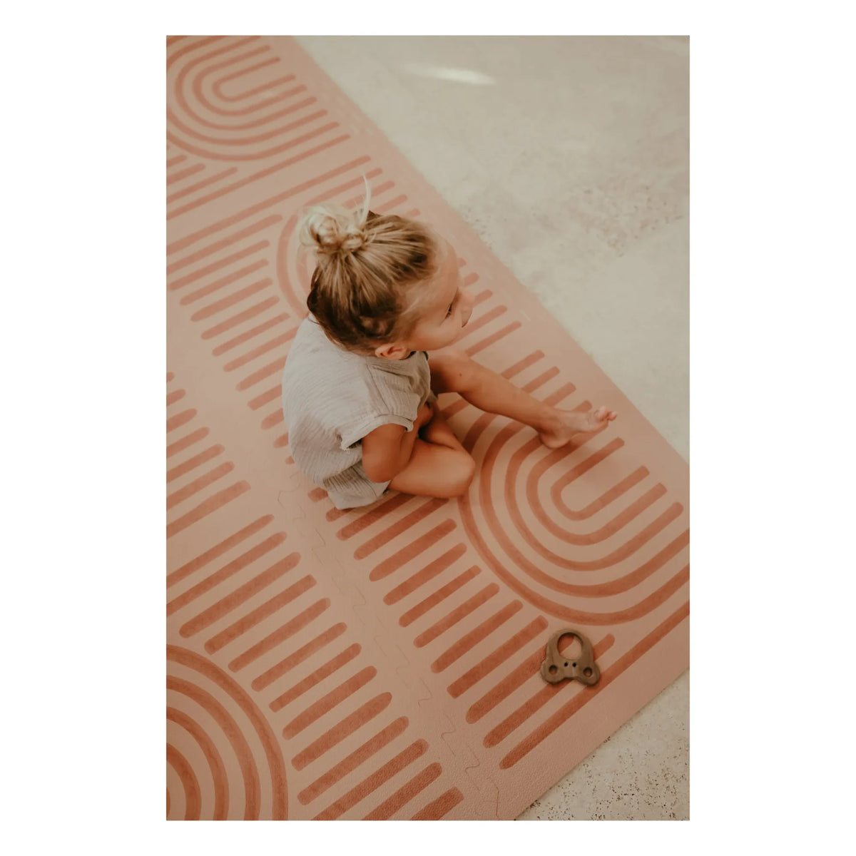 Toddlekind - Linear Modular Play Mat | Camel