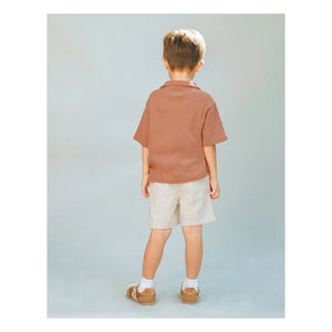 Gingersnaps - Tommy Toucan Waffle Shirt | Brown