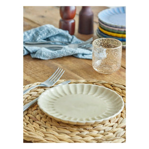 Bloomingville - Latina Stone Clay Plate | Ivory