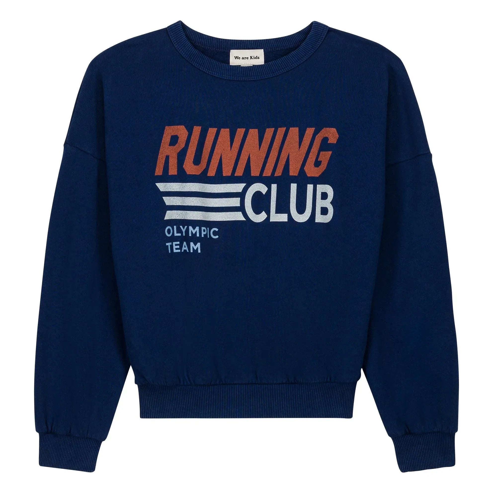 We Are Kids - Tony Running Club Organic Cotton Sweatshirt | Dark Blue