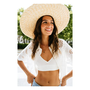 Sacrécoeur - Flavia Flower Shirt | White