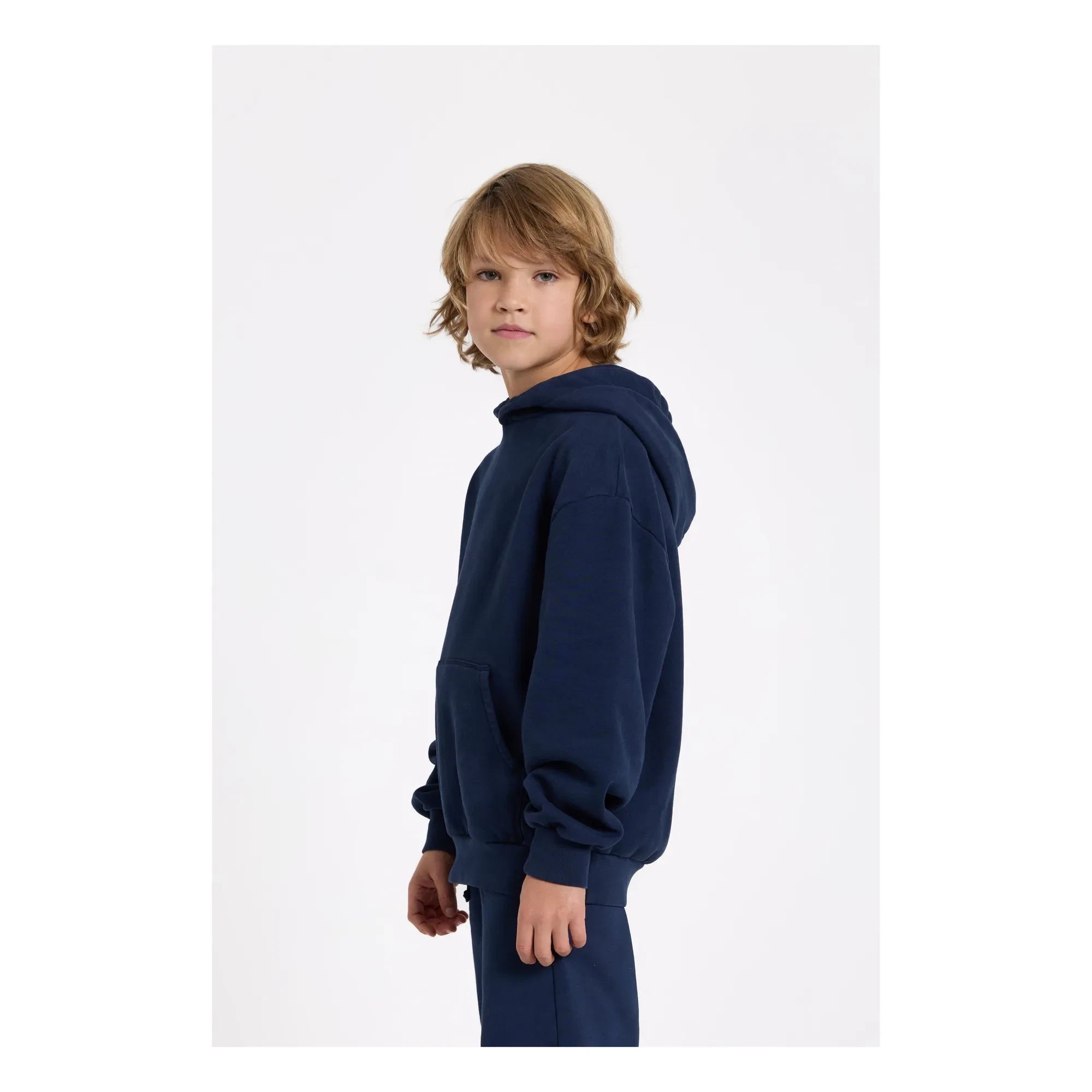 Smallable Kid - Noa Organic Cotton Sweatshirt | Washed Blue