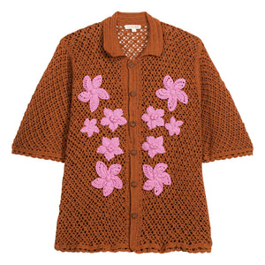 Louise Misha - Aldana Cotton Shirt | Caramel