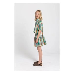 Hundred Pieces - Kaya Carreaux Skirt | Peach